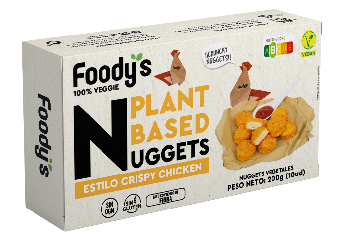 [FOO2308NUGRET] Foody's Nuggets Crispy Style 240g 12ud *Ultracongelado